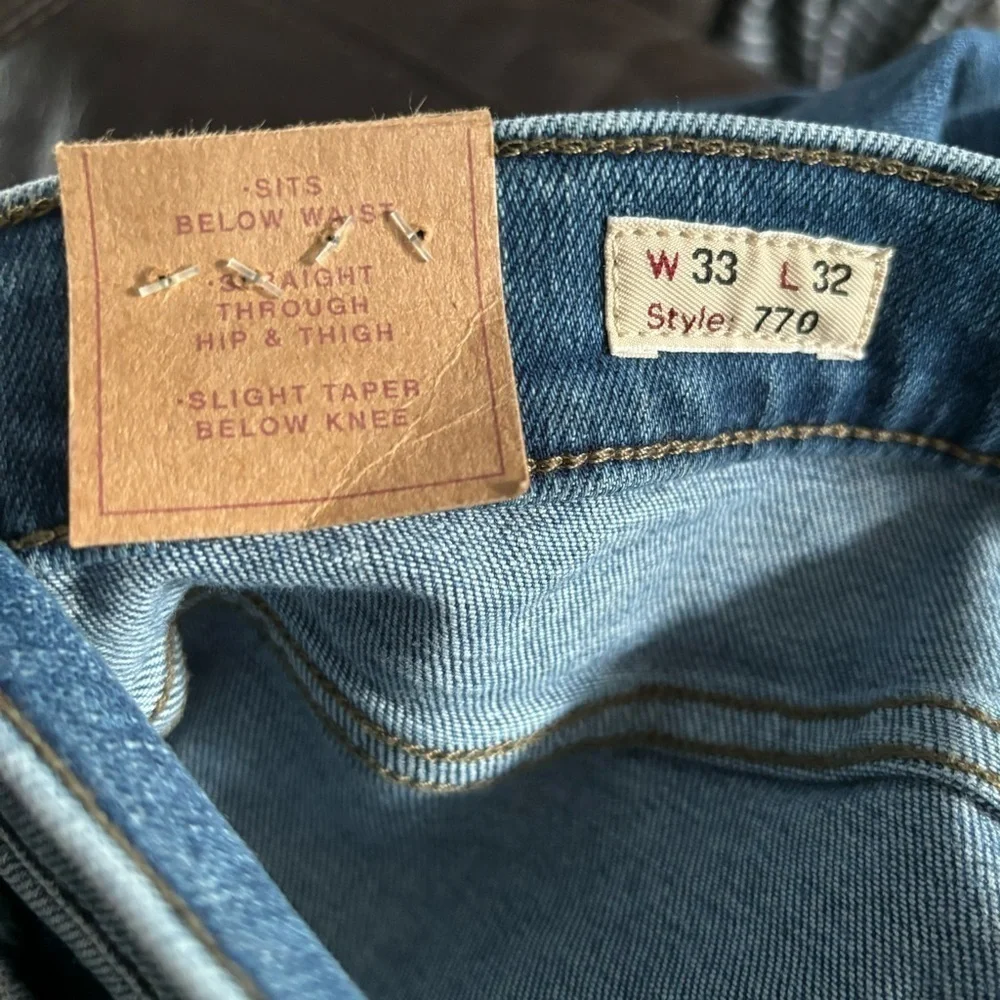 J. CREW Men’s Jeans Style 770 Stretch Denim Waist 33 Length 32